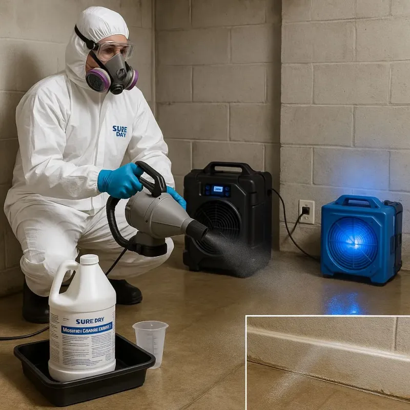 Sanitization and Odor Removal process in Northfield, VT