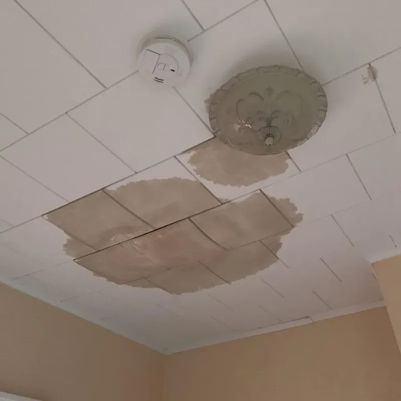Ceiling Water Damage Repair in Northfield, VT